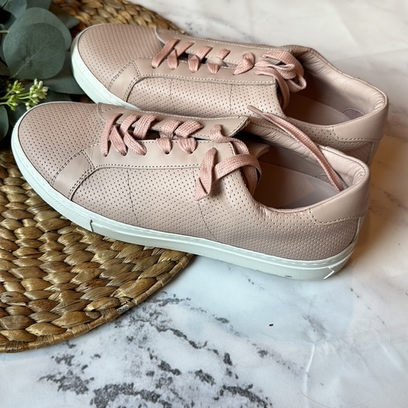 EUC- Greats Royale Perforated Pink Sneaker - Size 8.5 Women's. - Picture 2 of 5